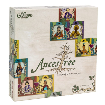 Ancestree Family Board Game for Game Night - Create the Best Family Tree - Easy to Learn Strategy Board Game for Kids and Adults Fun Tabletop Game
