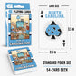 Masterpieces Officially Licensed NCAA UNC Tar Heels Playing Cards for Fans - 54 Card Deck for Adults