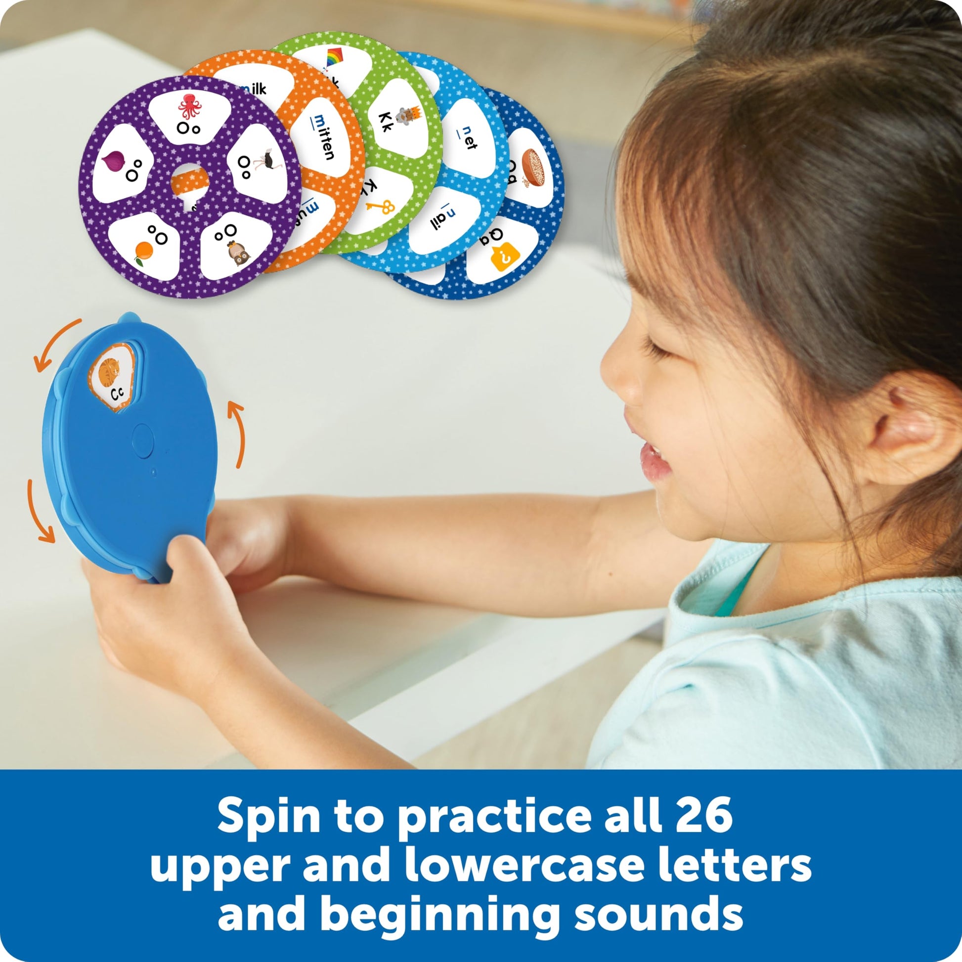 Learning Resources Skill Builders Letter Quiz Wheel