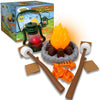 Nature Bound Kids Camping Playset - Light-Up Campfire Toy Set for Indoor and Outdoor Adventures - Pretend S’Mores, Lantern, and Camping Accessories