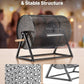 VEVOR Raffle Ticket Spinner, 16.1" x 11.9" Holds 5000 Tickets or 200 Ping Pong Balls, Raffle Drum Lottery Spinning Cage with Reinforced Handle, Stable