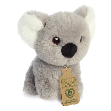 Aurora® Responsibly Made Eco Nation™ Mini Koala Stuffed Animal - Ideal for Playtime Adventures - Perfect for Birthdays or Just Because - Gray 4.5