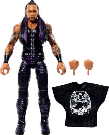 Mattel WWE Elite Collection Top Picks Action Figure & Accessories Set, Damian Priest 6-inch Collectible with Swappable Hands, Ring Gear & 25