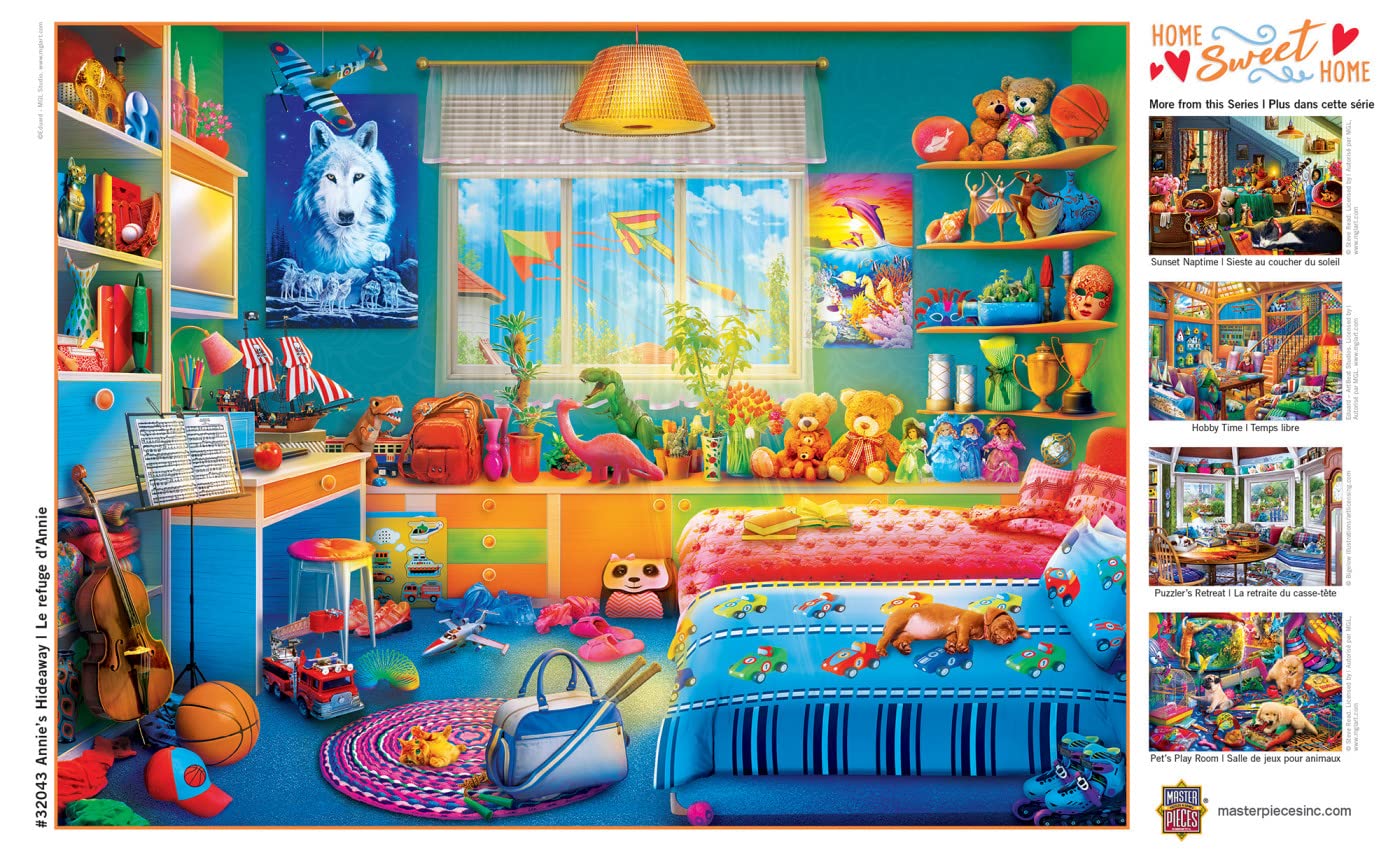 Masterpieces 500 Piece Jigsaw Puzzle For Adults and Family - Annie's Hideaway - 18"x24"