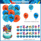 Finding Nemo Birthday Party Backdrop and Decoration Cartoon Ocean Cake Topper Banner Shoot Photo Background Props for Boy Band Boys and Girls - 5x3ft