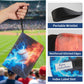 FLAIR GIFTS Baseball 4-Pocket Trading Card Binder with Zipper, Fits 400 Cards; PU Leather Collector Album for Pokemon, Sports Cards, TCG & Kpop