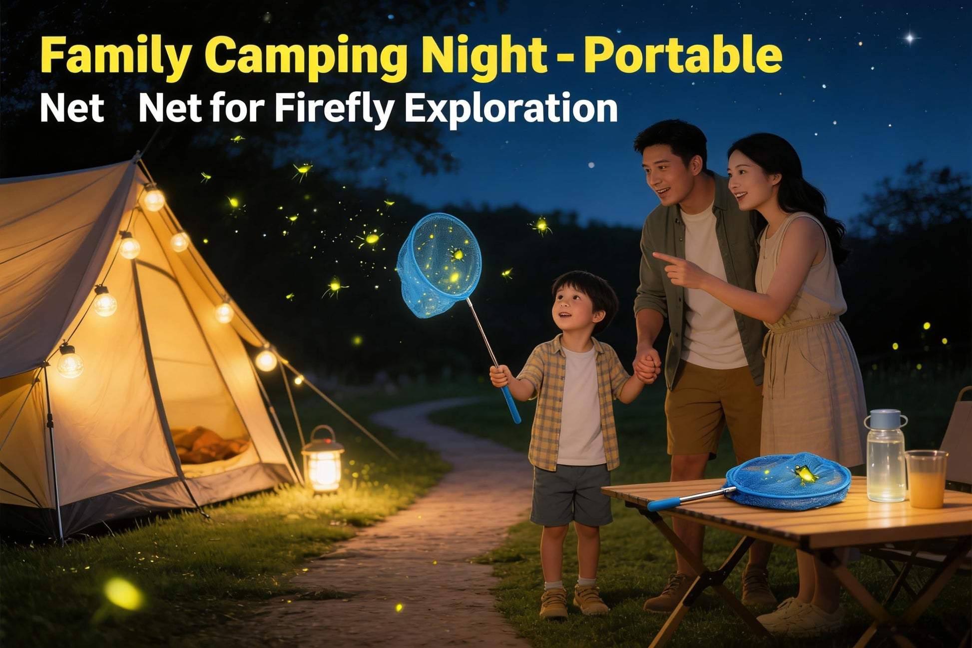 MAGIKON Retractable Bug Net 4-Pack, 8in Diameter for Kids Outdoor