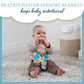 Kids Preferred Beatrix Potter Peter Rabbit Flat Sensory Blanky Interactive Baby Teether Toy with Crinkle Sounds, Soft Textures, Bright Colors,