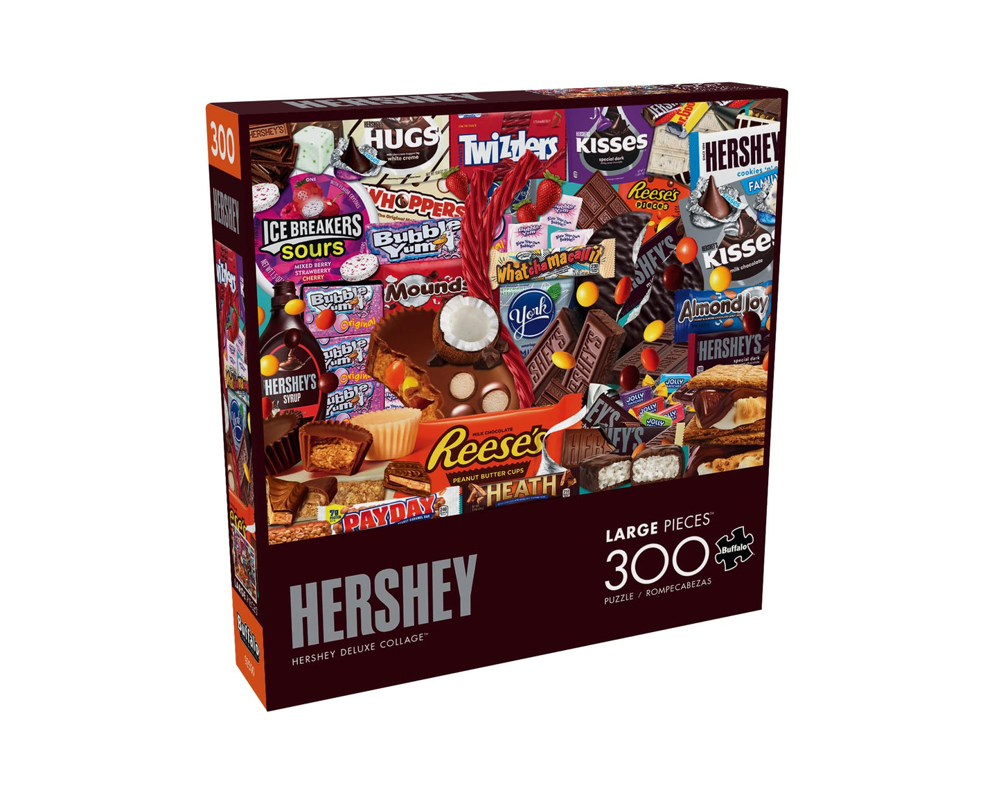 Buffalo Games - Hershey Deluxe Collage - 300 Large Piece Puzzle for Adults