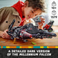 LEGO Star Wars The Dark Falcon Buildable Starship - Star Wars Toy Set for Boys and Girls - Collectible Millenium Falcon Toy with 6 Minifigures -
