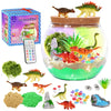 Hannstar Dinosaur Activities Toys-Dinosaur Terrarium Craft Kits for Boys, Birthday Gifts for Boys, Dino Arts and Crafts Kit for Kids