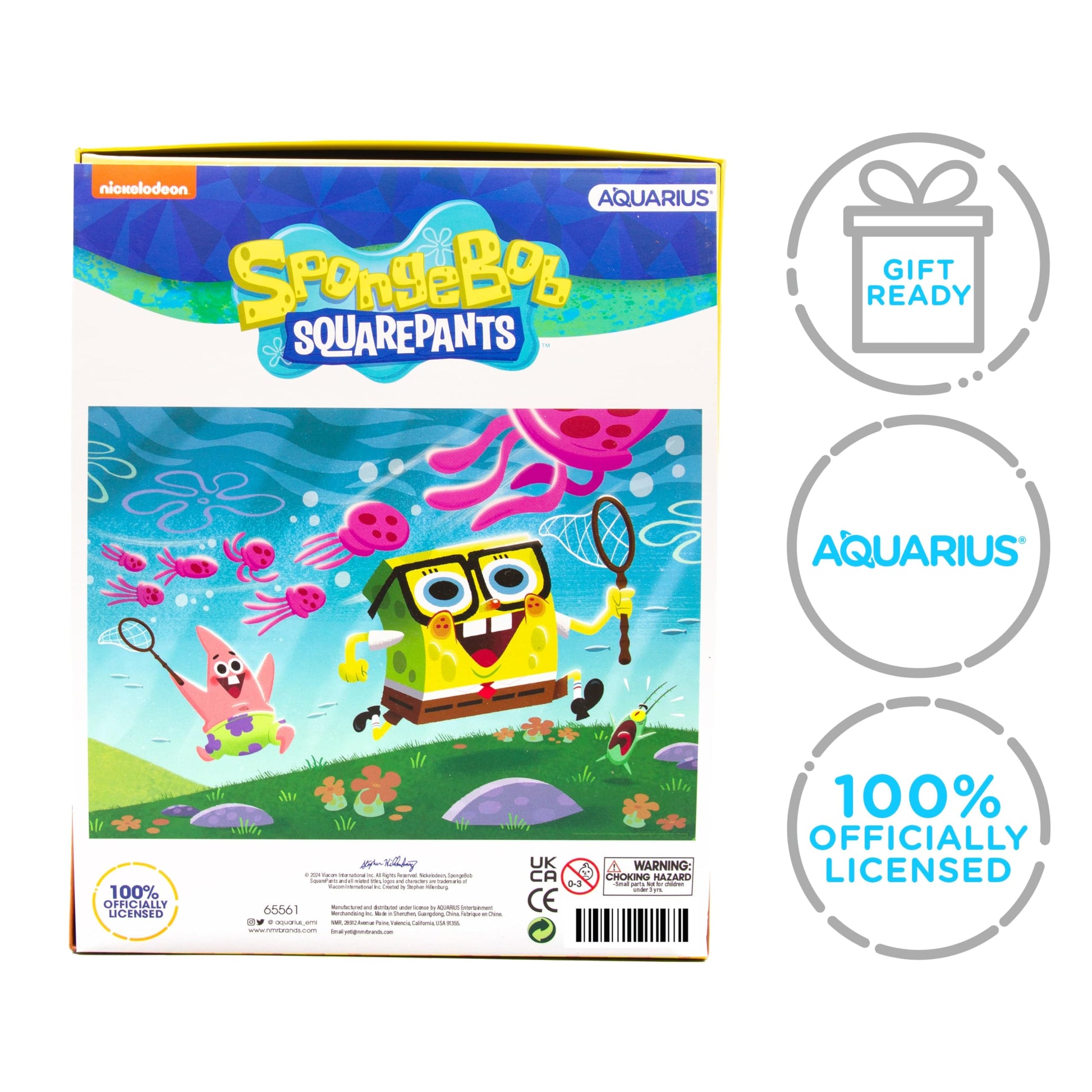 AQUARIUS Spongebob Squarepants 25th Anniversary 1000 Piece Jigsaw Puzzle for Adults and Teens - Nickelodeon Collectible Gifts 20"x28"