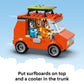 LEGO Bluey: Bluey’s Beach & Family Car Trip - Toddler Learning Toy for Kids 4+ - Includes Bluey, Bingo, and Mum Minifigures - Birthday Gift for Boys