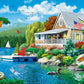 MasterPieces 3000 Piece Jigsaw Puzzle for Adults, Family, Or Youth - Lakeside Memories - Manufacturer Defect - 32"x45"