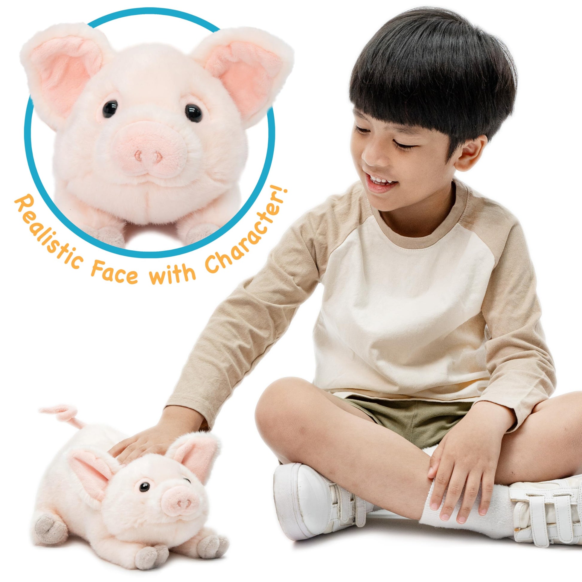 TigerHart Perla The Pig - 10 Inch Stuffed Animal Plush