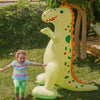 Float Joy Sprinkler for Kids Outdoor Play Water Sprinkler Inflatable 5.5ft Giant Dinosaur T-REX Great Gift for Kids and Adults Water Toy for Pool