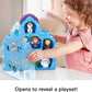 Fisher-Price Little People Toddler Toy Disney Frozen Carry Along Castle Case Playset with Figures for Pretend Play Kids Ages 18+ Months