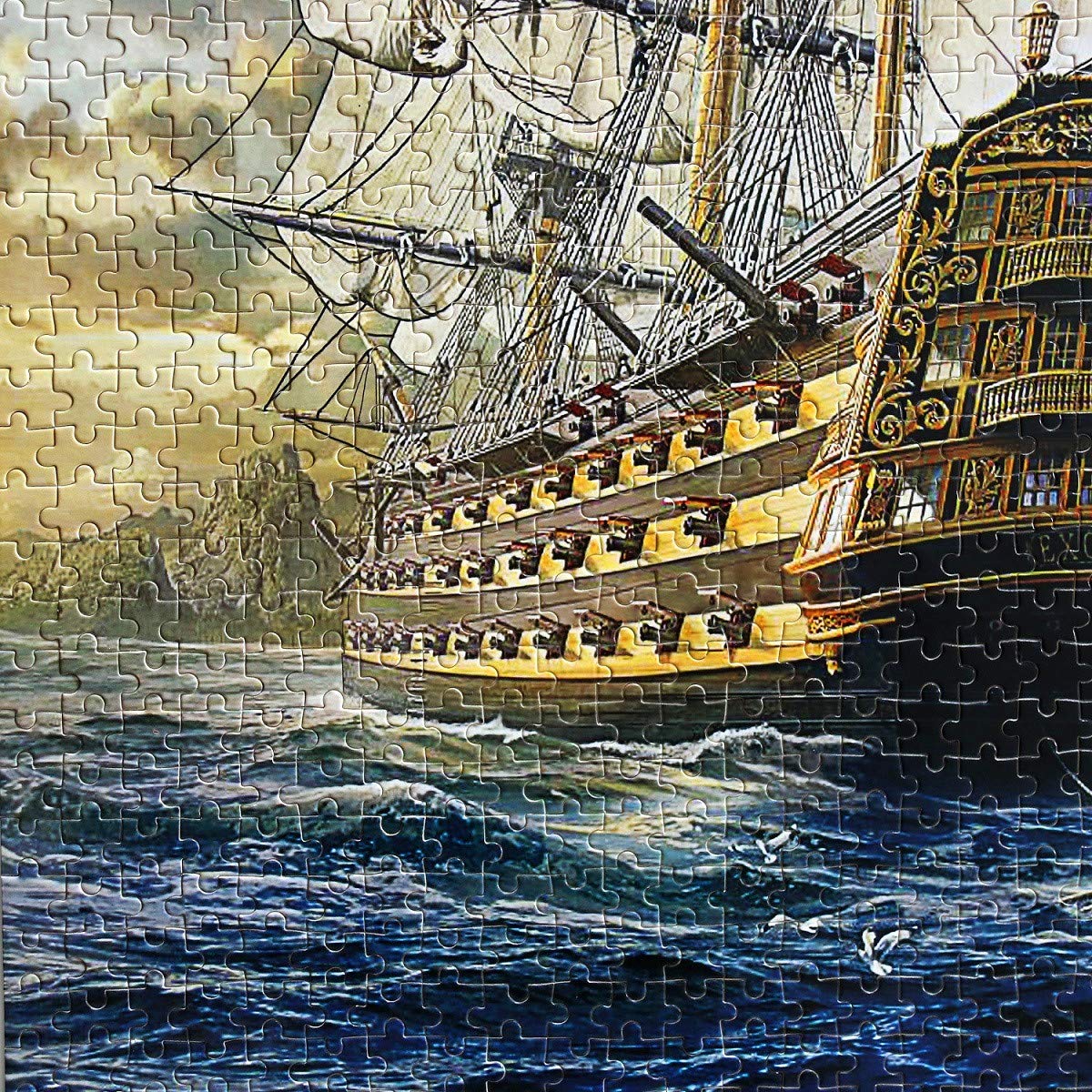 Vintage Royal Warship Puzzles for Adults 1000 Piece Sailing Ship Puzzle