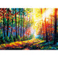 MaxRenard 1000 Pieces Jigsaw Puzzles for Adults Landscape Gorgeous Forest