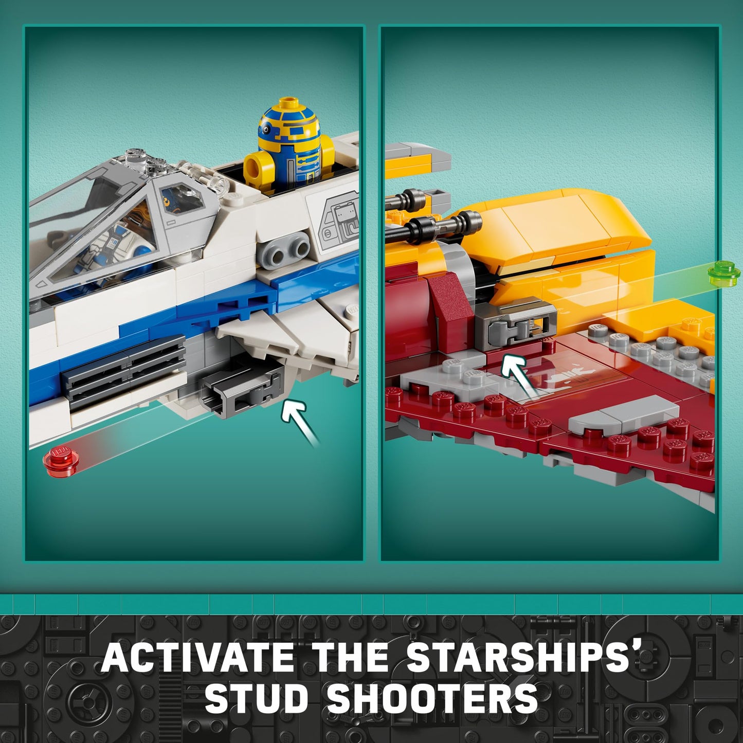 LEGO Star Wars: Ahsoka New Republic E-Wing vs. Shin Hati’s Starfighter 75364 Star Wars Playset Based on The Ahsoka TV Series, Show Inspired Building