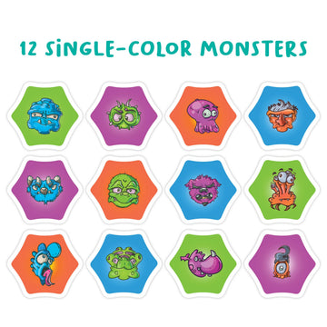 Monster Mash - Perception Card Game by FlexiQ, Brain Teasers for Kids 6+, Board Games for Family Night