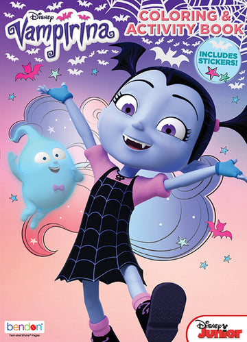 Disney Junior Vampirina 32-Page Coloring and Activity Books with Stickers (Pack of 6)