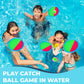 ARS Sports Kids Toys Toss and Catch Ball Game Set, Classic Outdoor Games with 4 Paddles 4 Balls and 1 Storage Bag, Beach Games, Yard Games, Kids