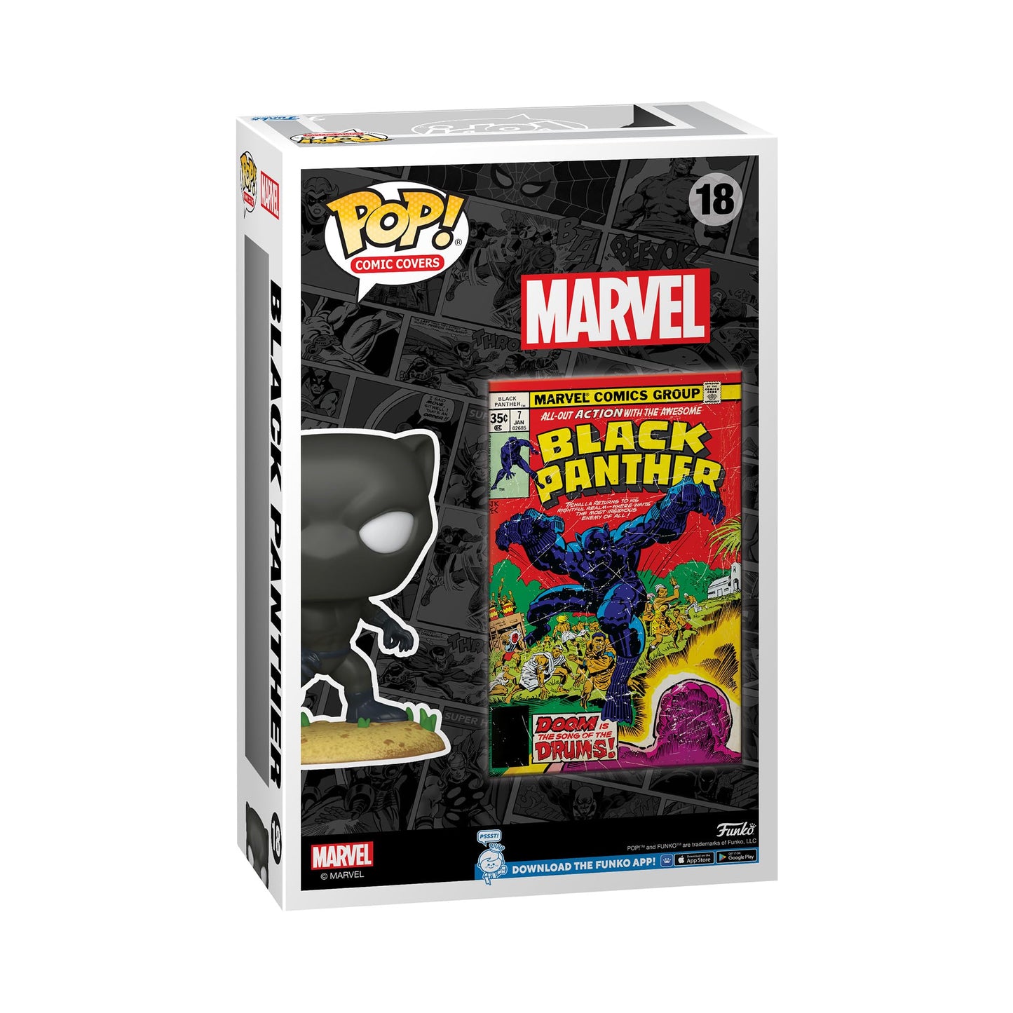 Funko Pop! Comic Cover: Marvel - Black Panther