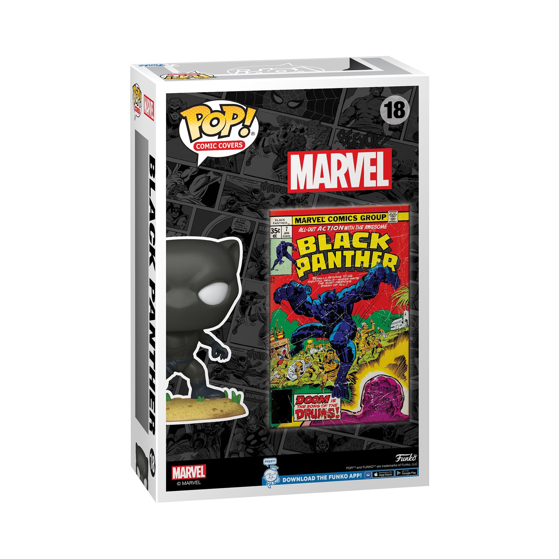 Funko Pop! Comic Cover: Marvel - Black Panther