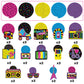 Bessmoso 28PCS 80s Party Decorations - Retro Hanging Swirls & Ceiling Streamers for 1980s Throwback Birthday, Neon Back to The 80’s Party Supplies