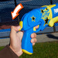 Nerf Fortnite Half Tone Hero Blaster, Bonus Code to Unlock Half Tone Hero Wrap in the Game, Break Open Loading, 12 Nerf Elite Darts, Fortnite Gifts