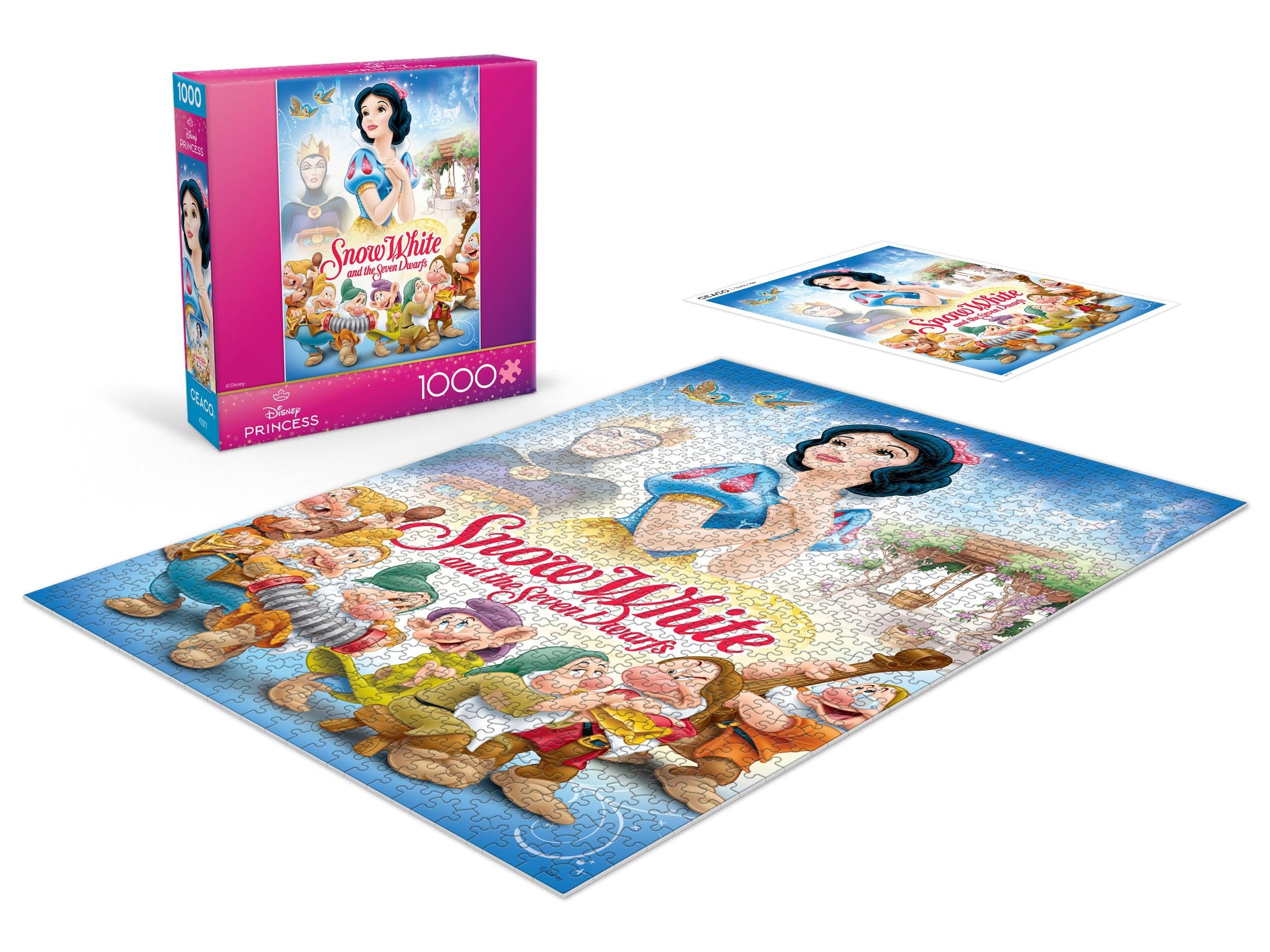Ceaco - Disney Snow White Poster - 1000 Piece Jigsaw Puzzle for Adults