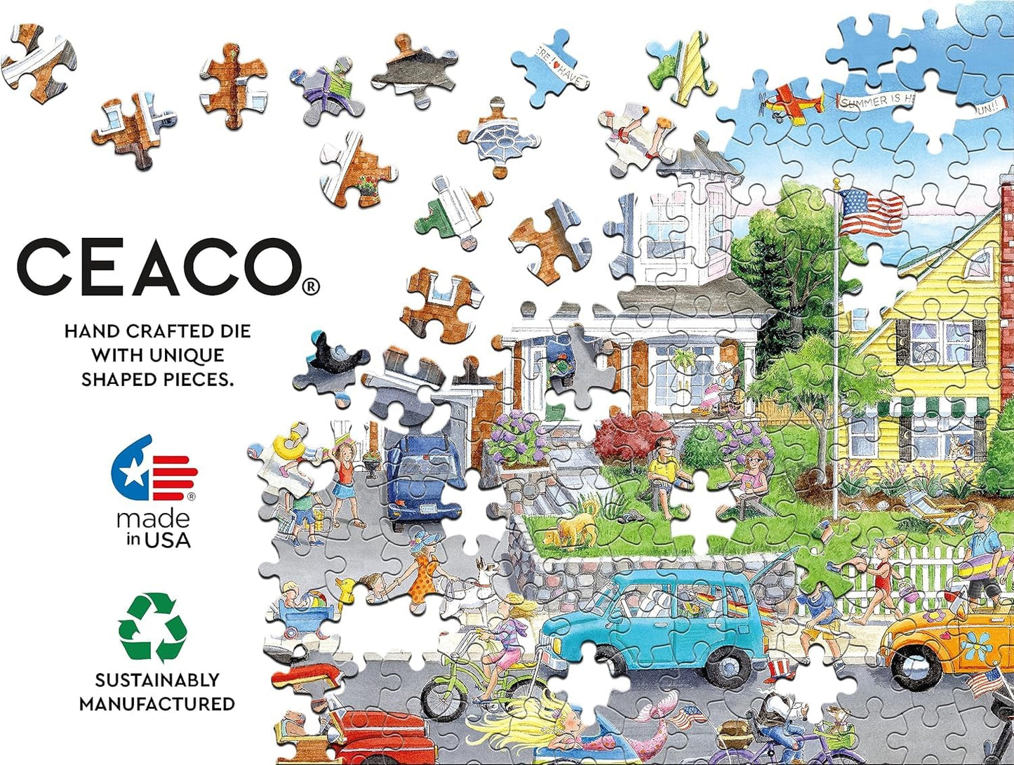 Ceaco - Summer by The Beach - 300 Piece Jigsaw Puzzle