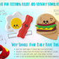 Happy French Fries Silicone Teething Toy! 100% Safe, Non-Toxic, BPA Free and Effective for Teething Pain Relief...Happy Fries Designed for a Happy