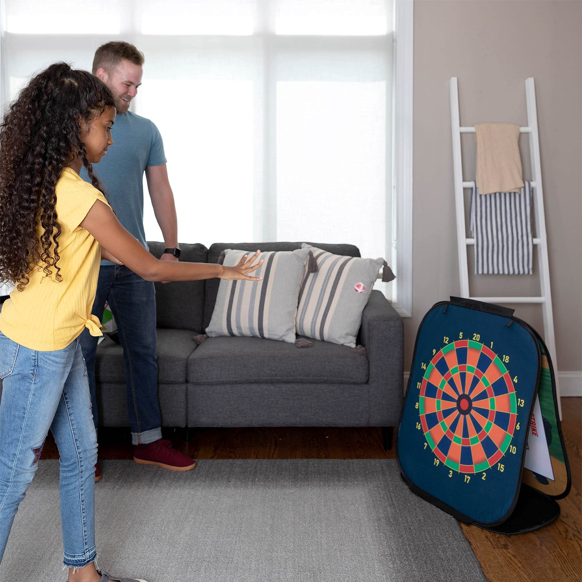 GUD Football, Baseball & Darts Sports Games Toy, Yard Lawn Outdoor & Indoor Birthday Gifts Target Football Toy, Kids Set, Toss Toys, Boys Gifts Year