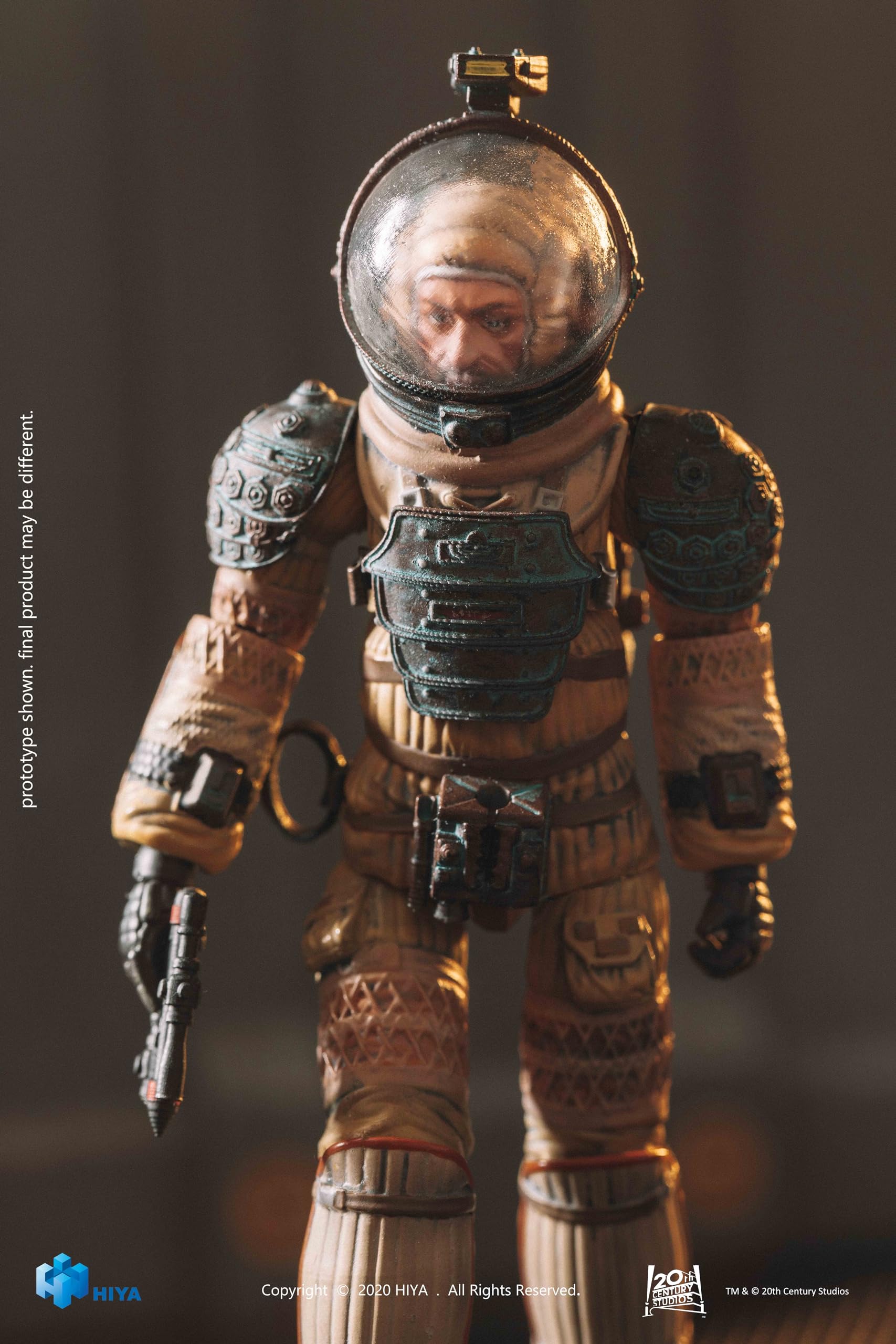 Hiya Toys Exquisite Mini Series 1/18 Scale 4 Inch Alien Kane in Spacesuit Action Figure