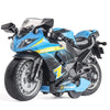 MING YING 66 Toy Motorcycle - Pull Back Toy Car with Sound and Light Toy,Toy Motorcycles for Boys,Toys for 3-9 Year Old Boys (Blue)