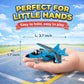 Liberty Imports Pull Back Airplanes Toys Vehicle Playset, Variety Pack of Helicopters, Stealth Bombers, Fighter Jets, Aircraft, Planes for Kids