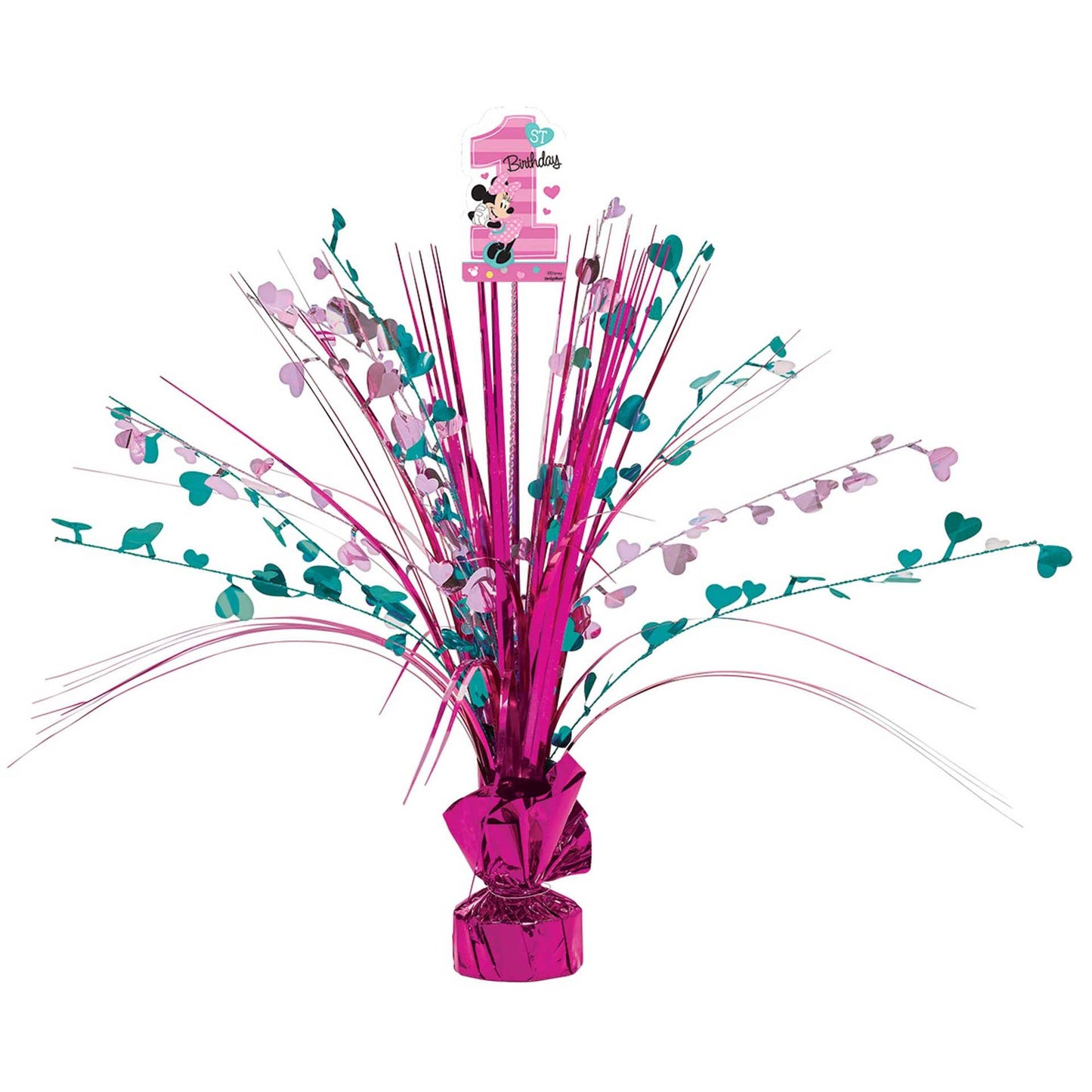 Disney© Minnie's Fun to be One Foil Spray Centerpiece, Birthday