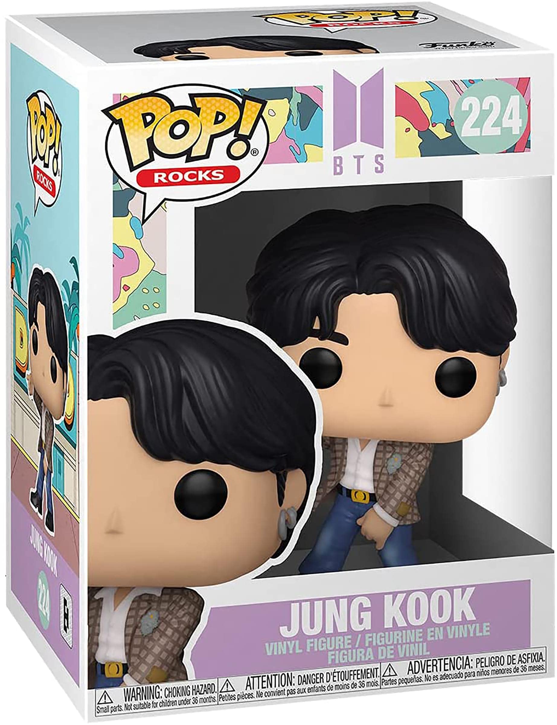 Funko POP Rocks: BTS - Dynamite - Jungkook, Multicolor, Standard