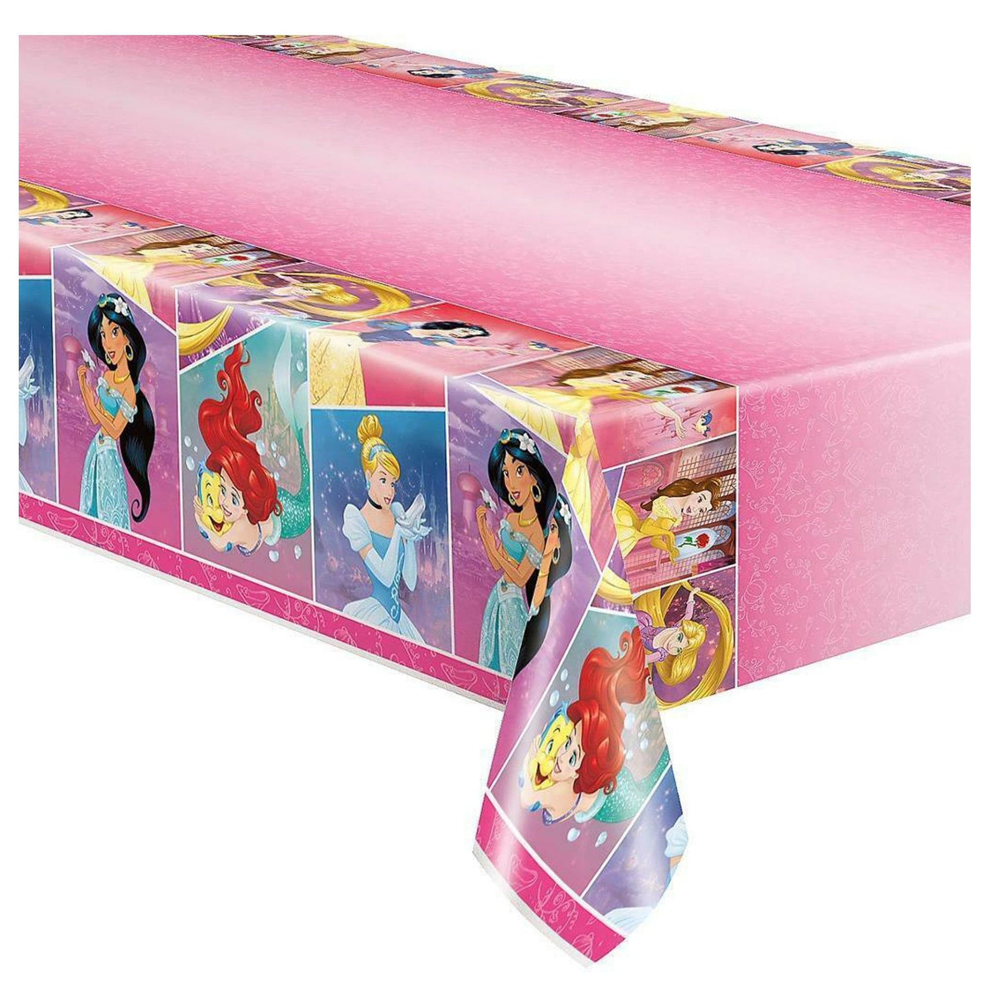Unique Plastic Disney Princess Table Cover 54" x 84", 1 Ct.