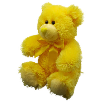 Anico 8" Yellow Teddy Bear - Soft Plush Yellow Bear, Small Bear, Perfect for Kids, Birthdays, Holidays, and More!