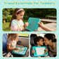 Kkogleam 2-in-1 Double-Sided Magnetic Drawing Board for Kids& Toddlers Magnet Doodle Board with Beads, Magnetic Tablet Toy for Airplane & Car Ride