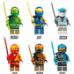 LEGO NINJAGO Core Minifigure Combo Pack - Lloyd, Jay, Kai, Cole, Zane, NYA (with Weapons)