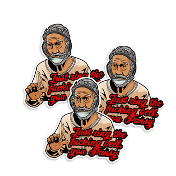 Old School Sticker Set (3 Pack) - Strong Adhesive Waterproof Old School Joseph Blue Pulaski - No Fade, Used for Laptop, Mug, Water Bottle and Outdoors