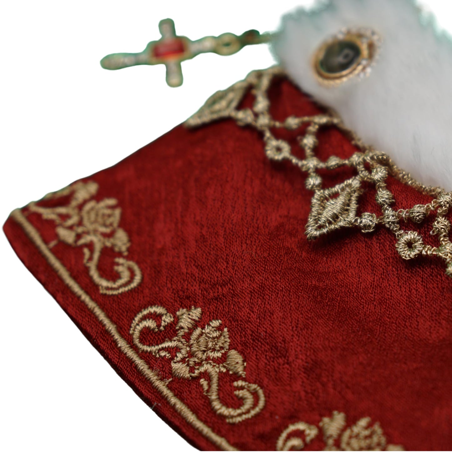 Royal King Clothes for 15/17cm Labubu | 6-Piece Regal Robes in Crimson Velvet | Luxury Doll Clothes for Collectors