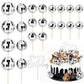 23 pcs Disco Ball Cupcake Toppers Happy Birthday Cake Topper 1970s Disco Ball Cake Picks Disco Theme Party Decorations for Birthday Party Favor