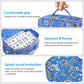 apinud Mahjong Tiles Bag with Zipper and Handle, for 1.2" (30mm) Standard Size American Mah Jong Tiles,Thickened Carrying Storage Pouch Inner Pocket