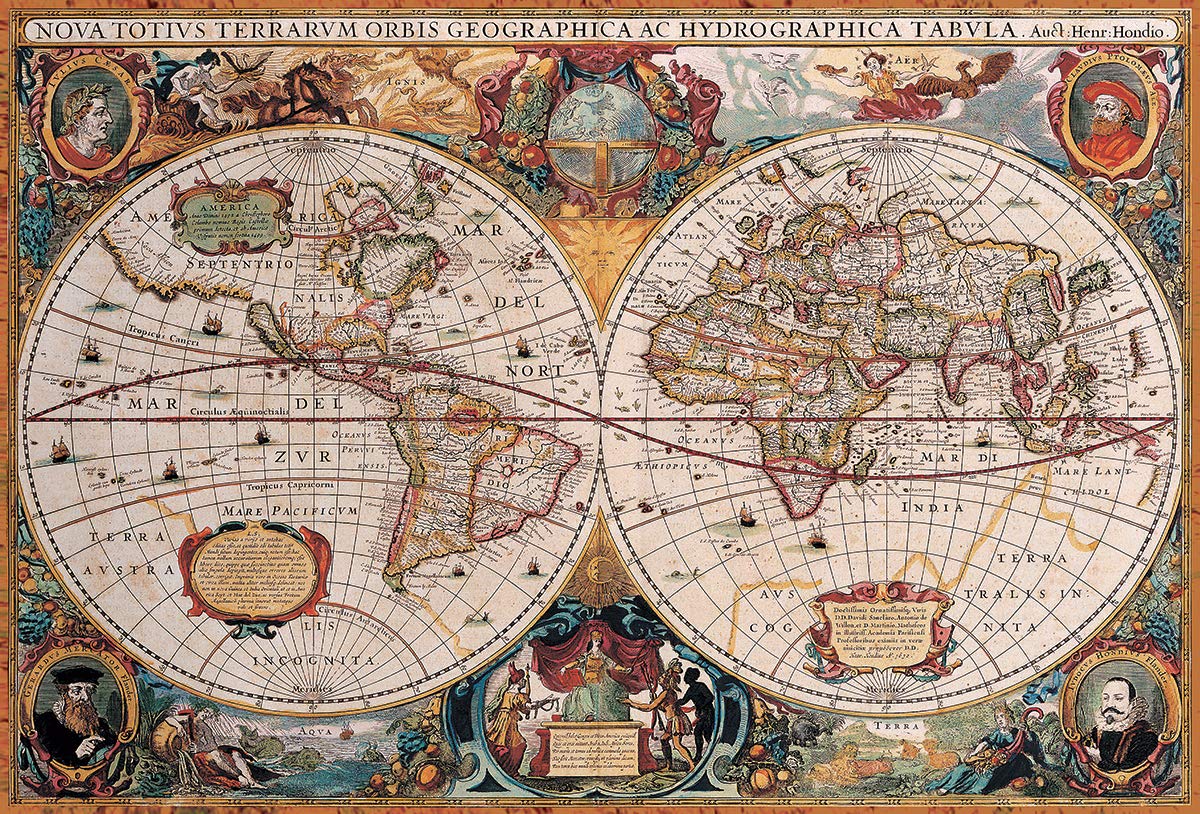 EuroGraphics Antique Map of The World Jigsaw Puzzle (2000-Piece)