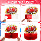 Skylety 6 Pcs Hero Party Decoration for Class Honeycomb Centerpieces 3D Table Topper Paper Large Word Action Sign Table Topper Decor 7.5 x 7.8 Inch